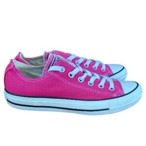 Converse All Star Chuck Taylor Lo Top Athletic Tennis Shoe Sneaker Women 7 Pink
